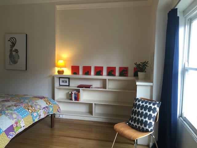 Central & Comfy. Our renovated Art Deco home