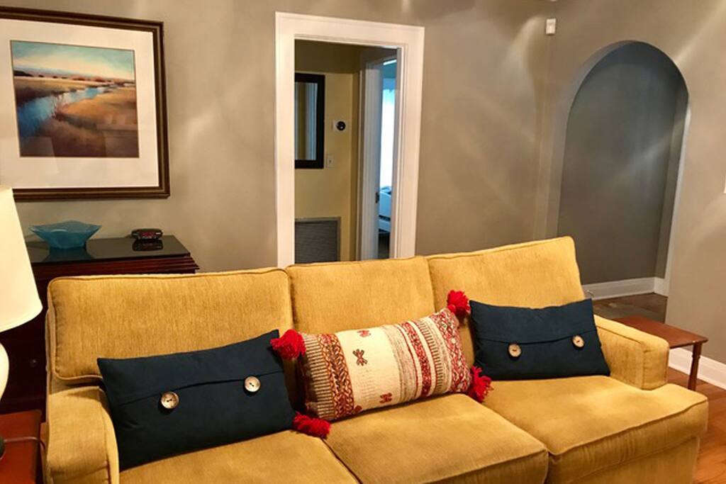Living Room with pull-out sofa