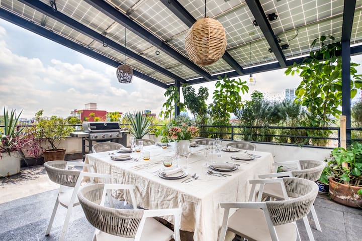 2BR/2BA Penthouse at Condesa. Air conditioning. gallery image 2