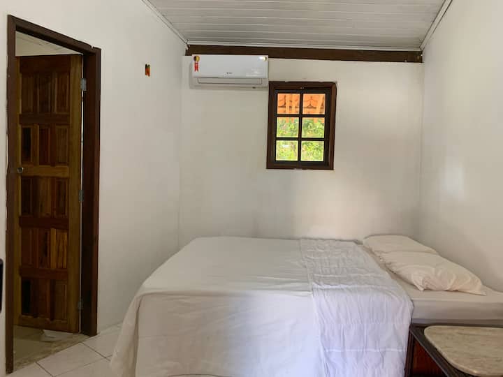 Suite doble al aire libre con aire acondicionado 