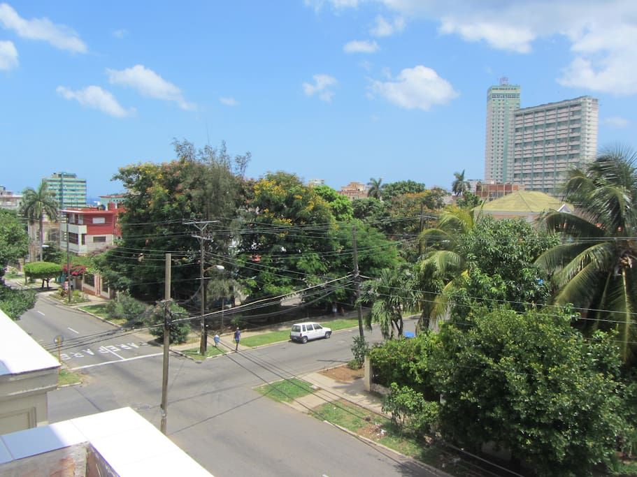 vista de la terraza