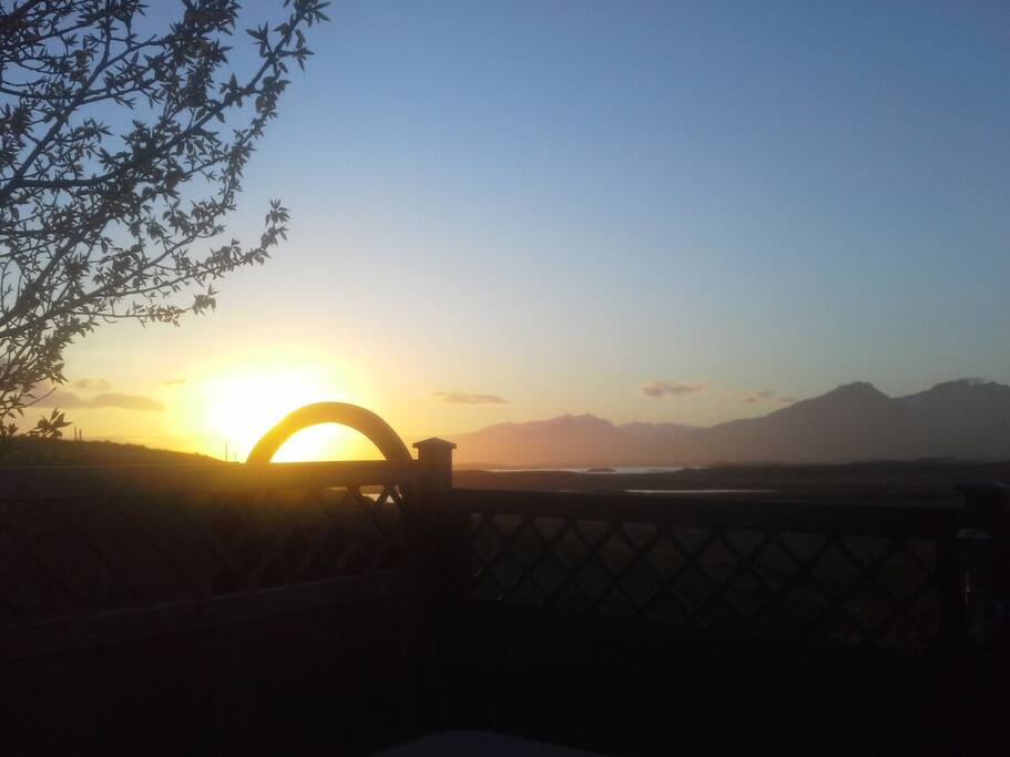 sýn úr bakgarði/ from the back yard