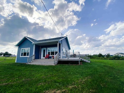 Popular Airbnb listing: Brackley Blue - Private Cottage at Brackley Beach in New Glasgow