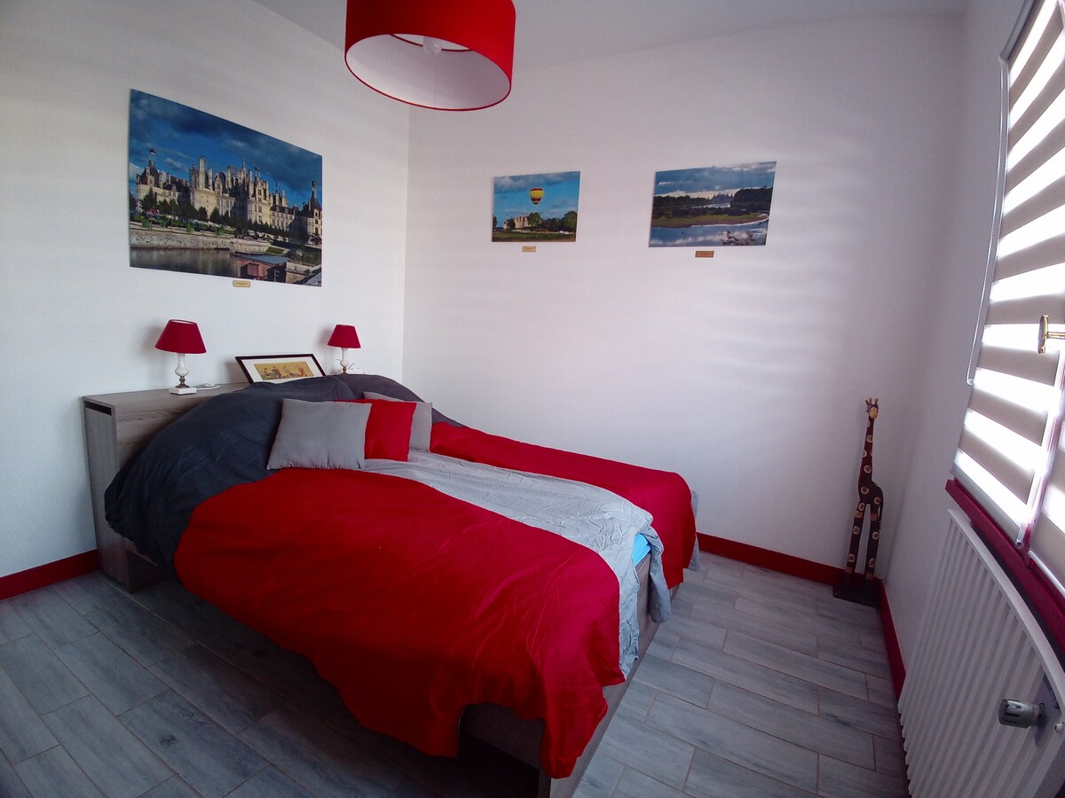 10 m² ulična spavaća soba s osiguranom posteljinom