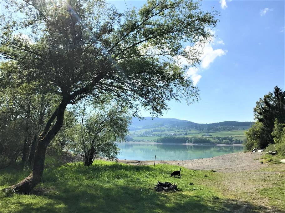 Kleine Bucht nur 100m vom Chalet entfernt