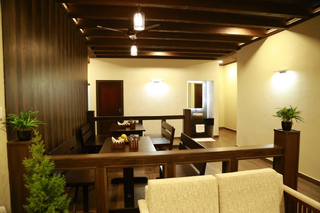 Living area and dining