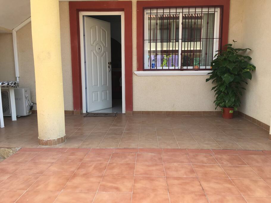 Front of duplex * outside table and seating coming 2nd July 2017*