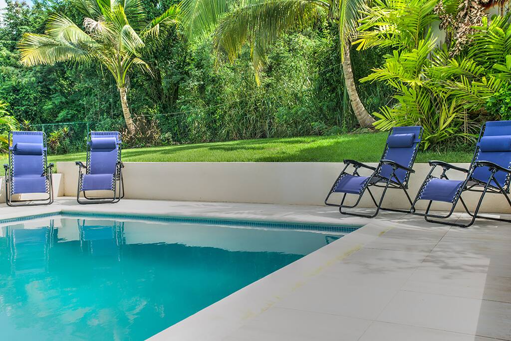 Chairs by the pool