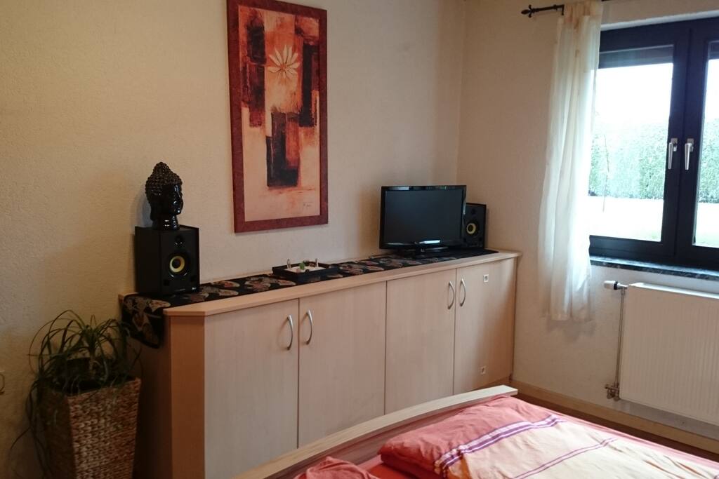 TV in bedroom