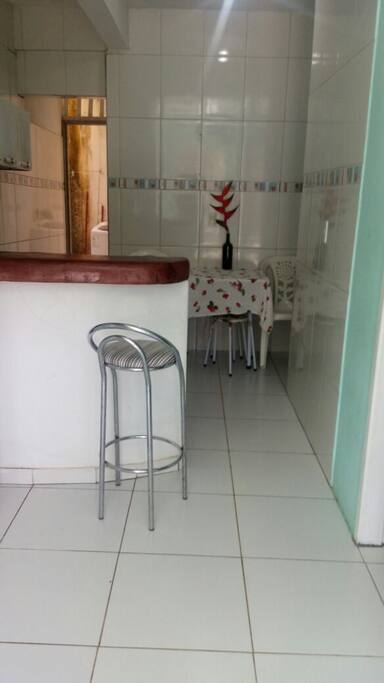 Vista da entrada da casa