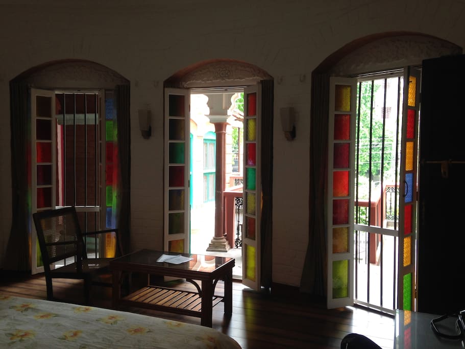 Daylight view from inside