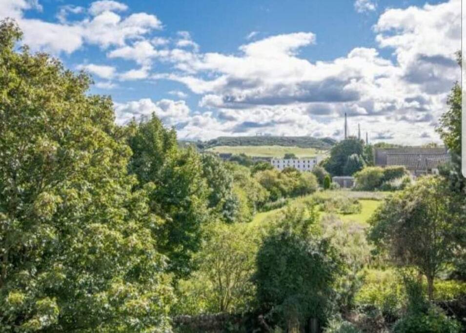 The stunning view out the Bedroom window of the famous 'Three Bridges'