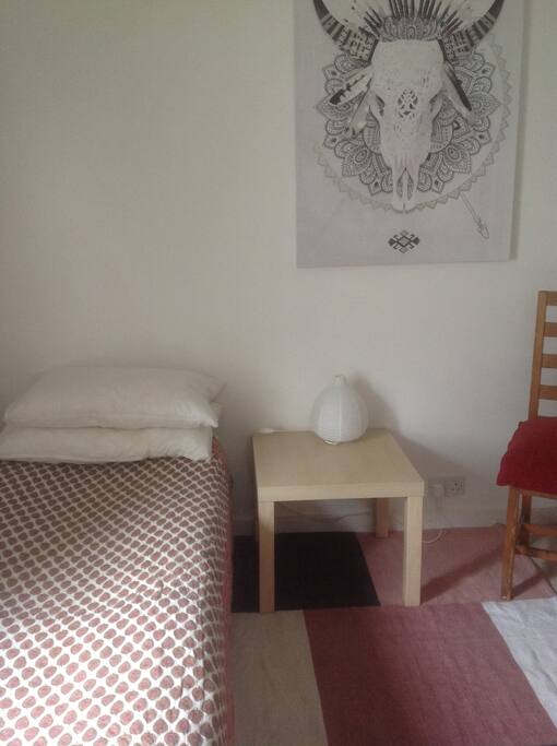 Bedroom 1 Bed with side table