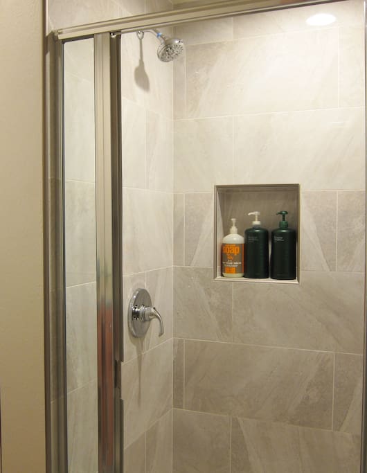 Shower large new and modern