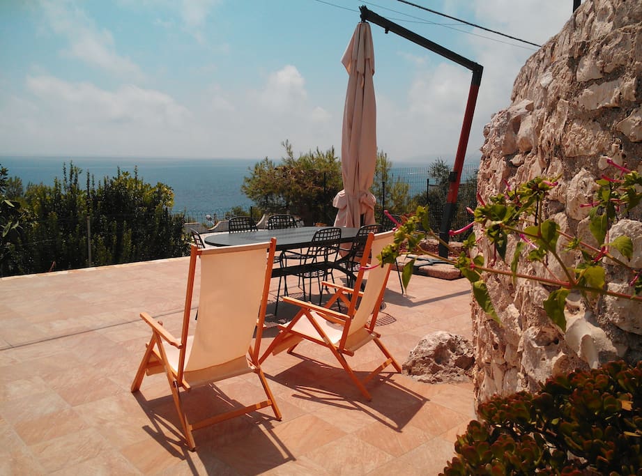terrazzo vista mare