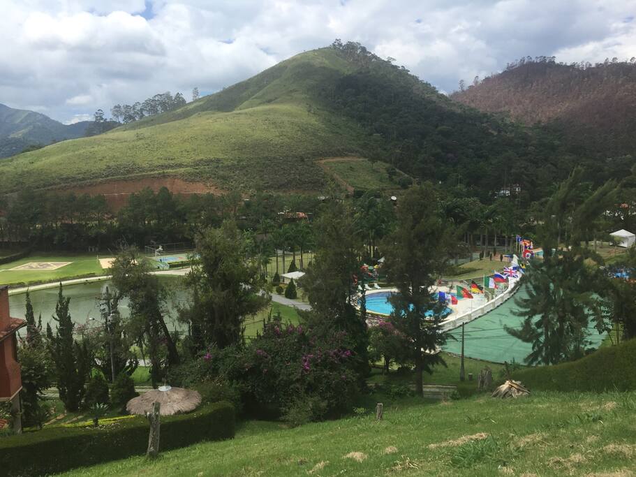 Vista de cima , do Condominio