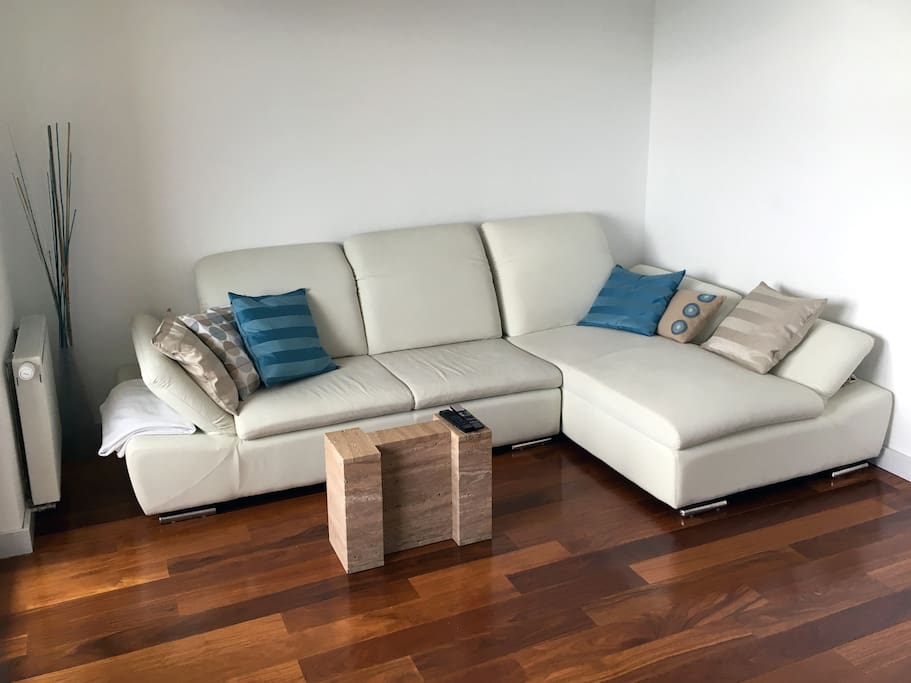Comfortable sofa for an additional guests