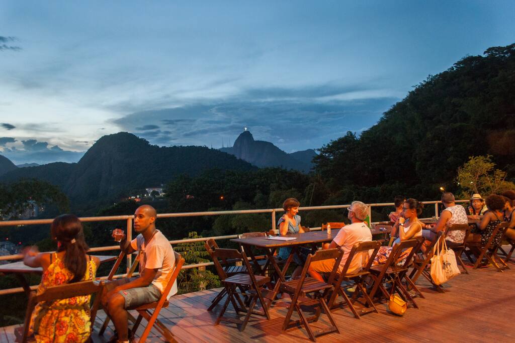 Our guests love to enjoy our restaurant at sunset