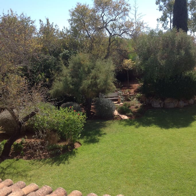 The villa and the entire resort are set in mature gardens