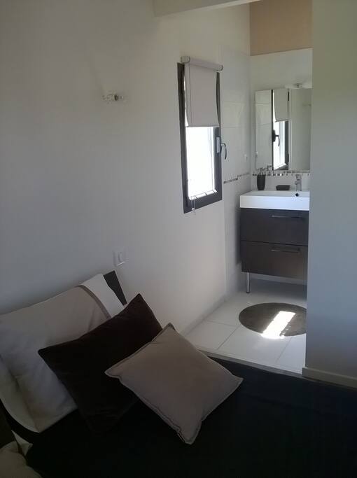 Entrée salle d'eau privative Chambre 1