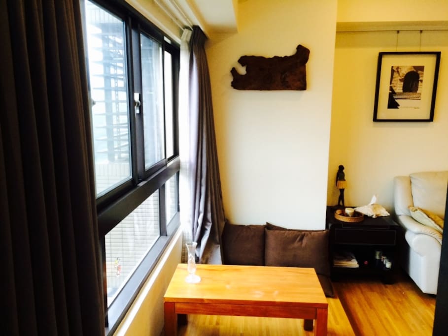 Relax area for working or chatting with great view