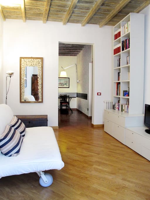 opposite view of the living room