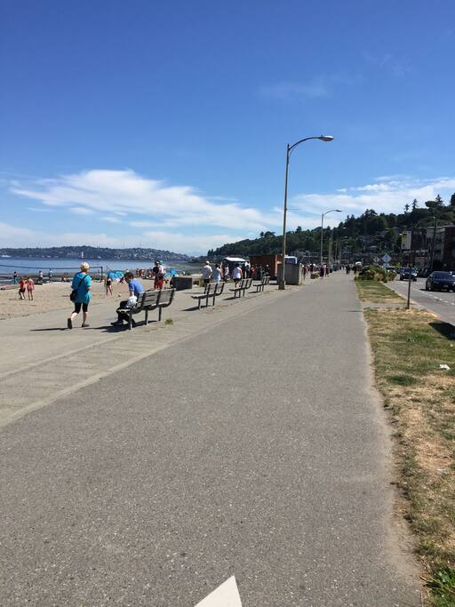 Biking/walking trail across street from home