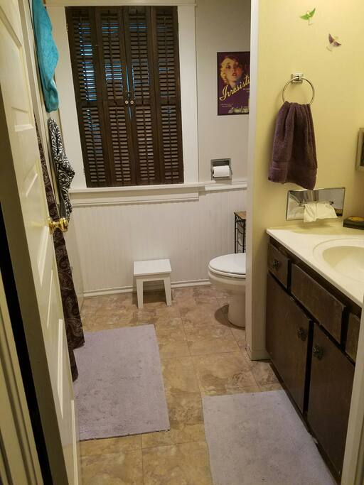Your private bathroom!