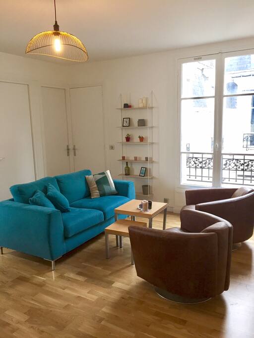 Grand Salon traversant, cosy et lumineux // Big living room cosy and luminous
