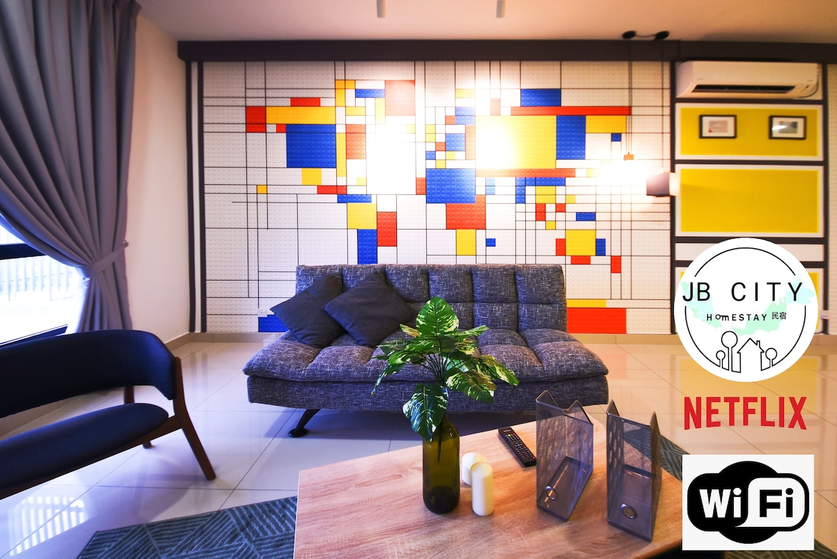 Lego Brick Blaster 5pax by JBcity Home Flats for Rent in Nusajaya Johor Malaysia Airbnb