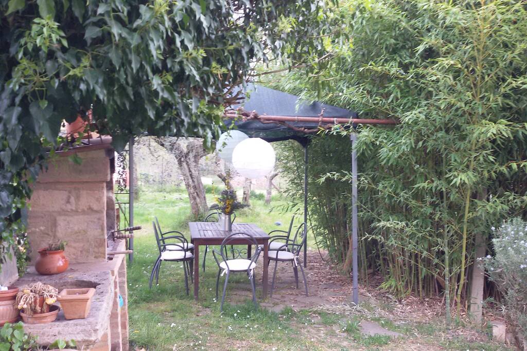 tavolo e barbeque