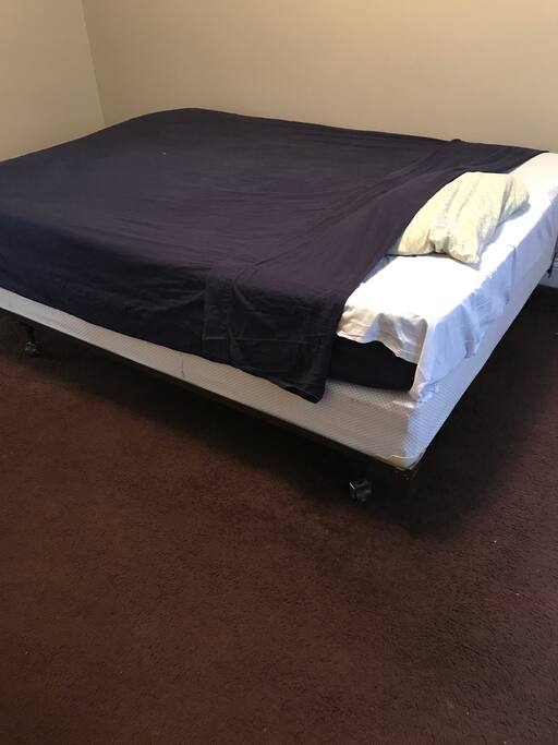guestroom bed.