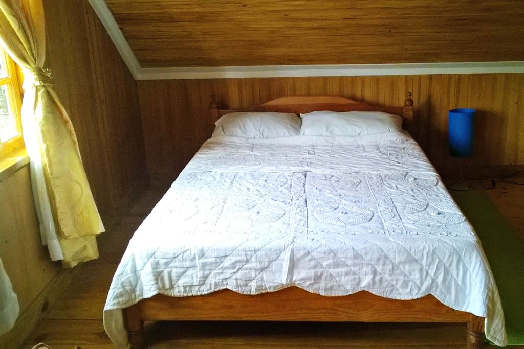 Bed to the right