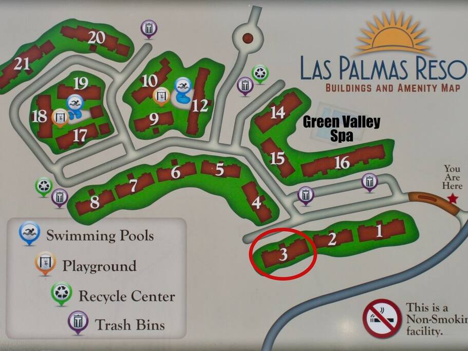 Map at the entrance. We are located in section #3