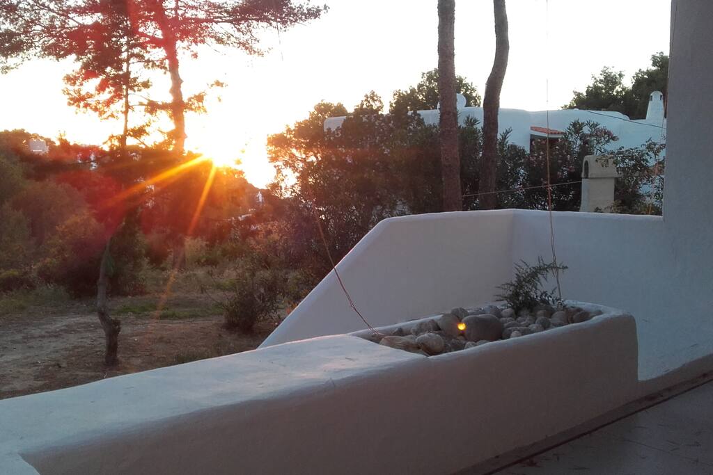 Puesta de sol desde la terraza