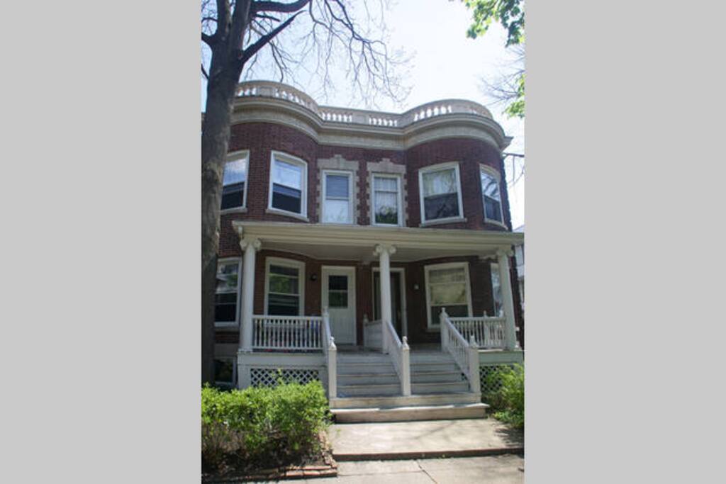 Classic, 2 story, early 1900's rowhome. We are the left unit.