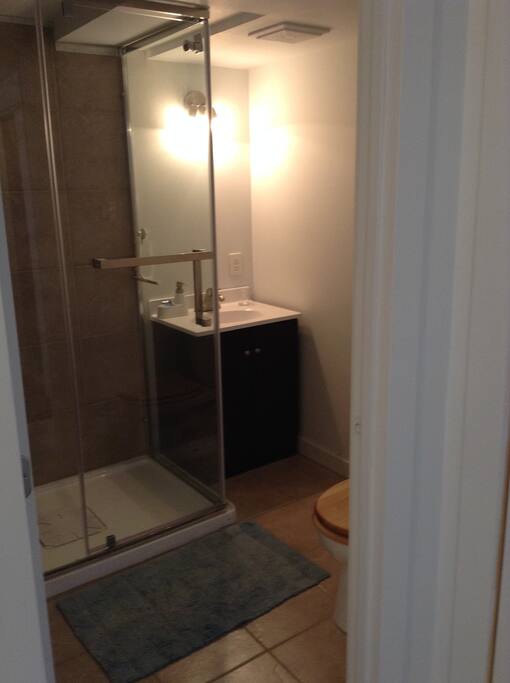 Salle d bain avec douche . Non-partagée
