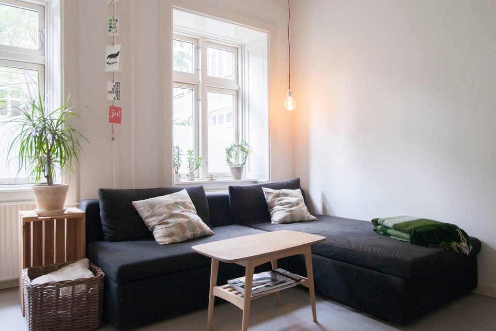 Big, light livingroom