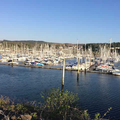 Lovely apartment on picturesque Inverkip marina