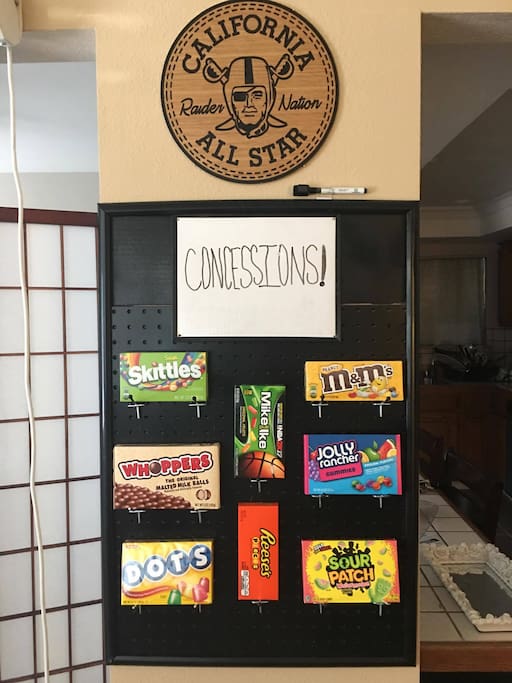 Concession Stand , Enjoy Free Candy with your Movie !