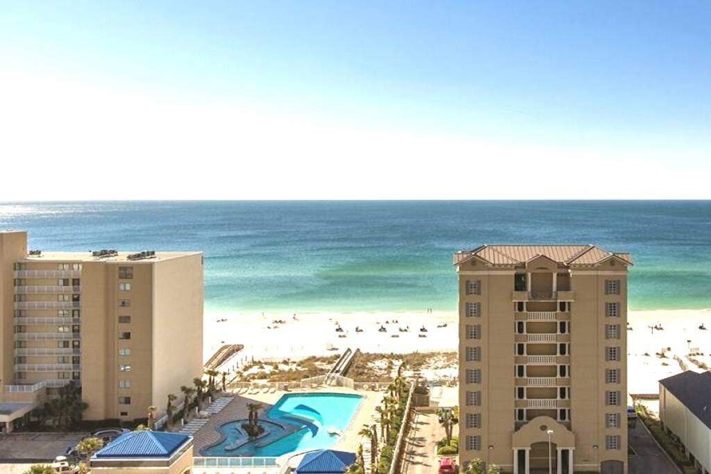 Incredible views from the balcony.