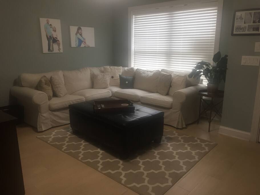 Living area upon entry from front door and garage