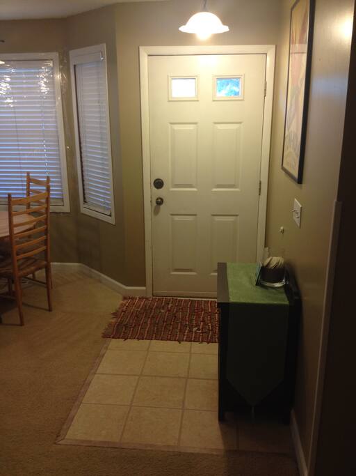 Private entrance