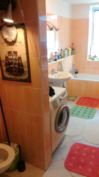 Koupelna s wc a vanou