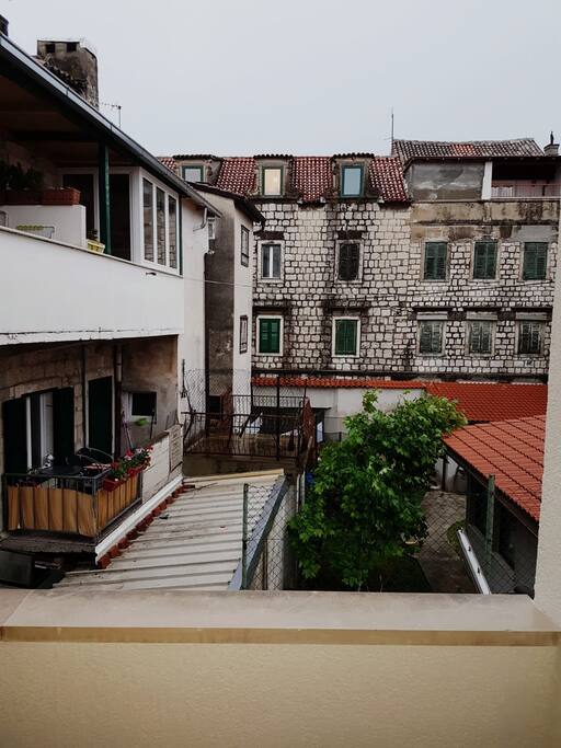view from balcony