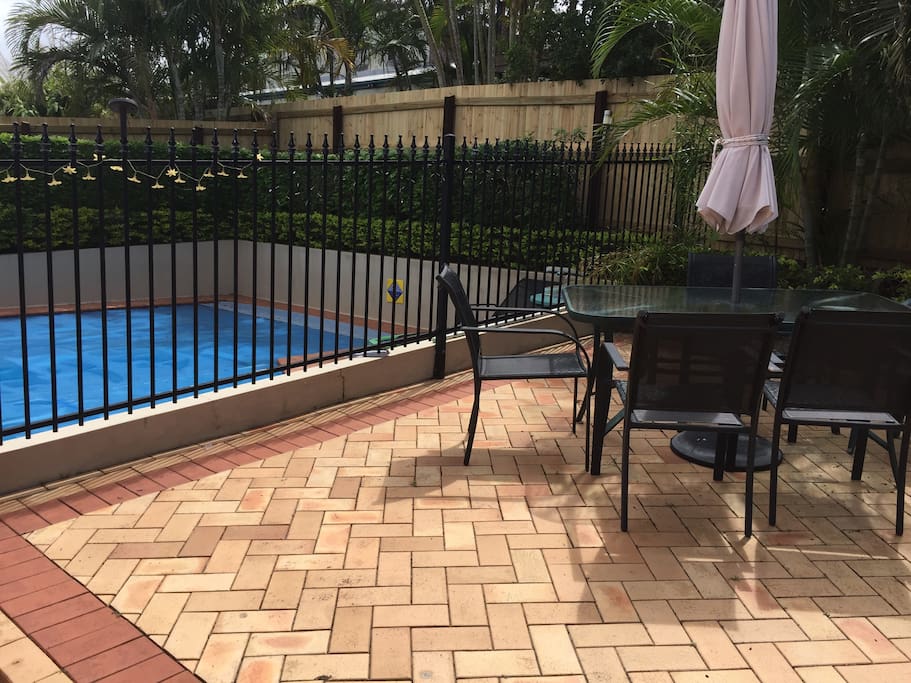 Pool and outdoor setting for your use