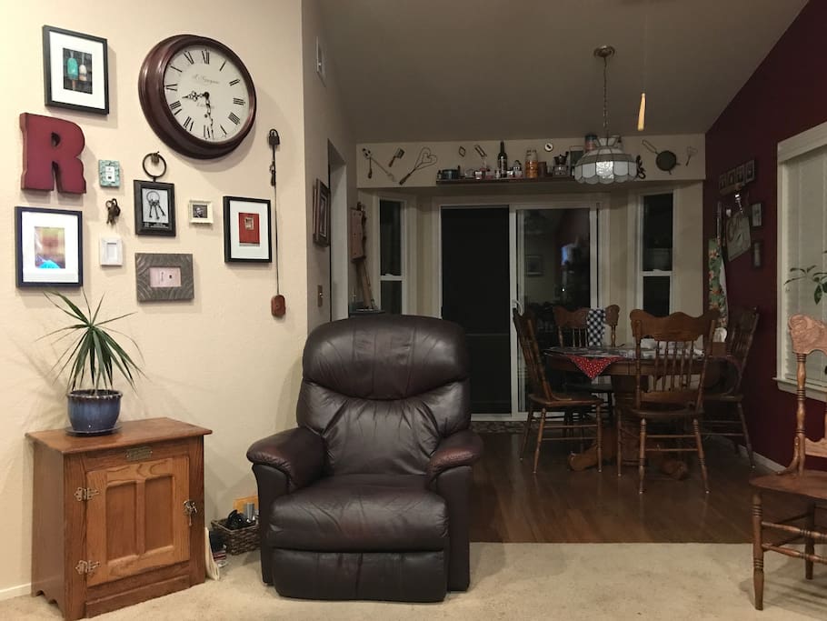 Our living & dinning rooms.