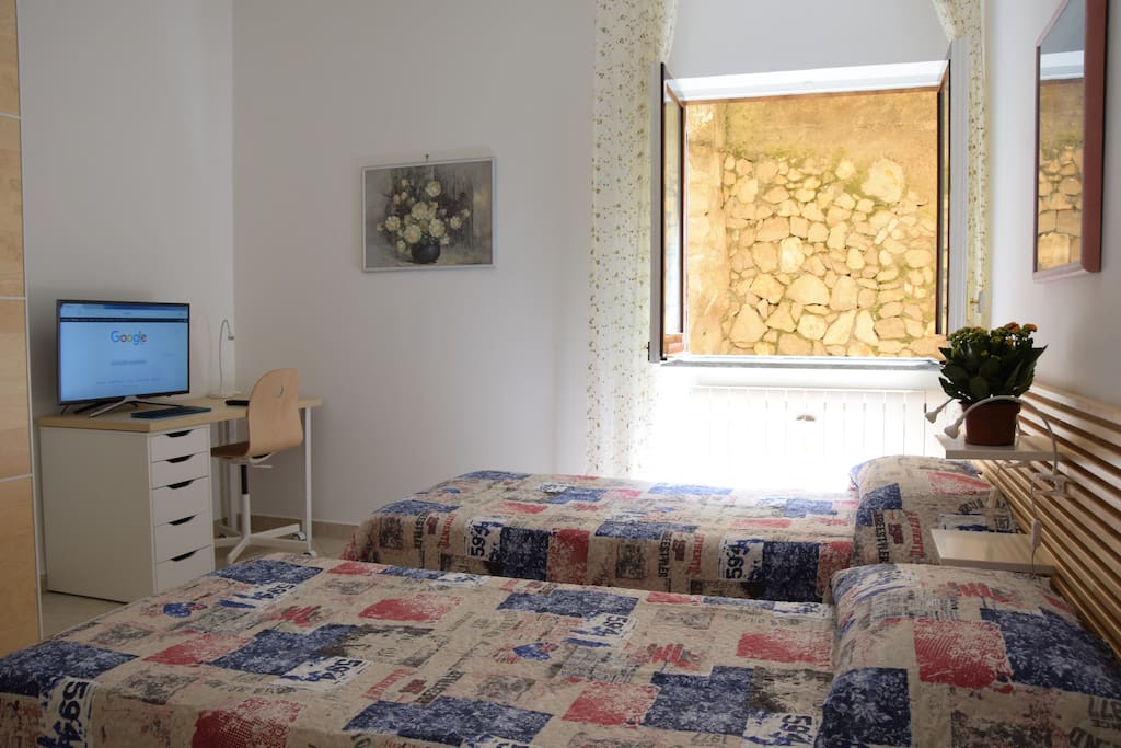 Twin bedroom.