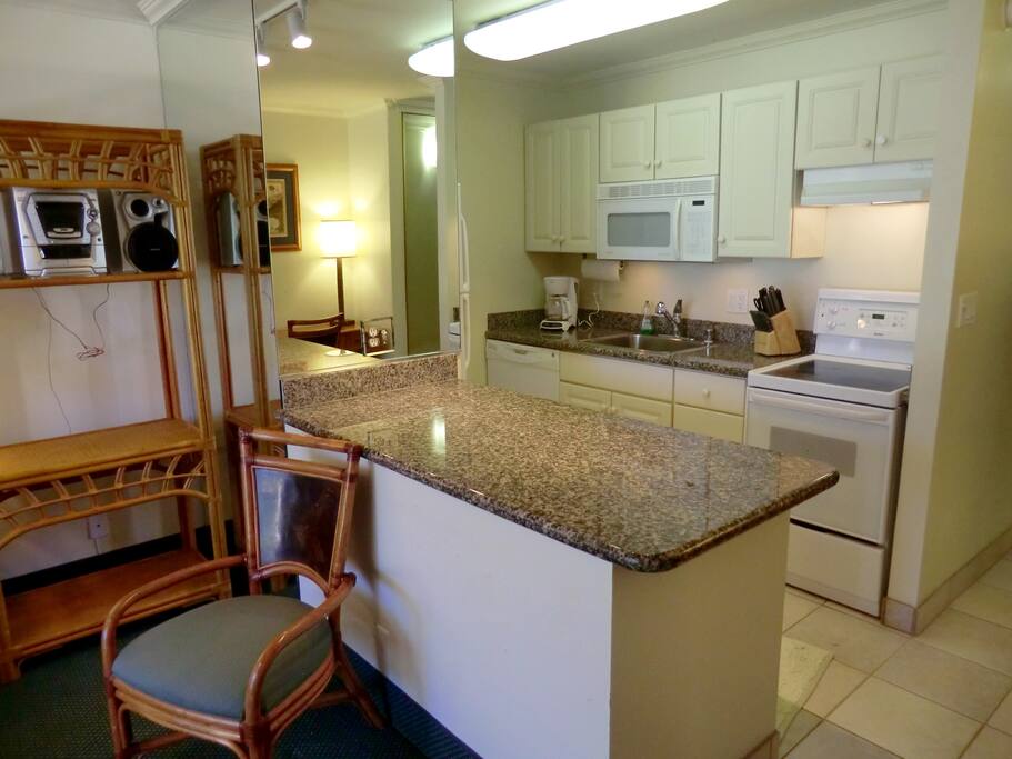 New contemporary granite kitchen