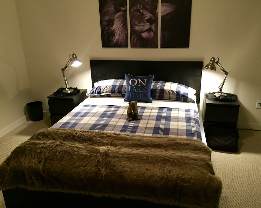 Master Bedroom with Queen sized bed
